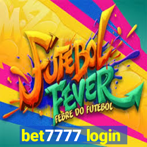 bet7777 login